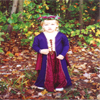 The fair maiden Bethany steps from the woods