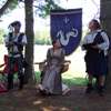 Duchess Bridget Kemp just before she steps down