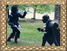 Knights fighting Renaissance style